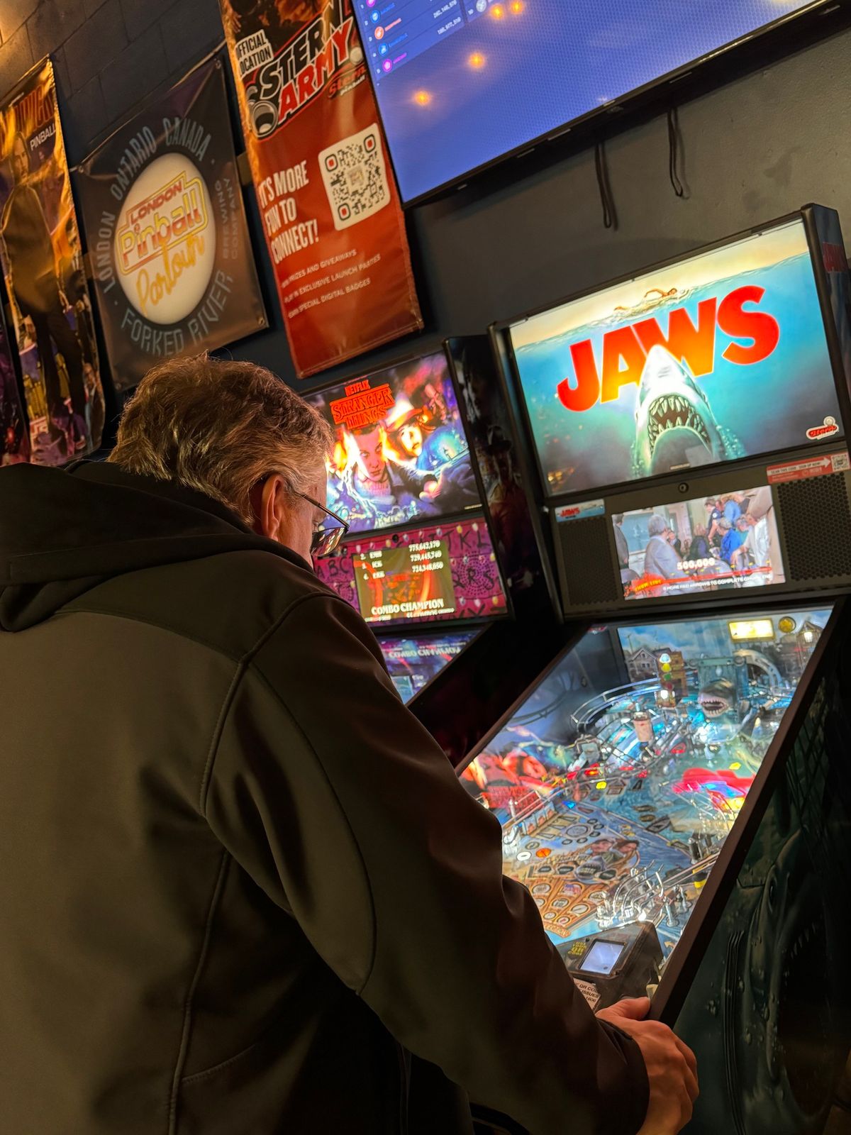 Tuesday Night Pinball at Forked River.  