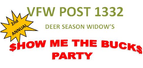 2nd ANNUAL DEER SEASON WIDOW'S PARTY