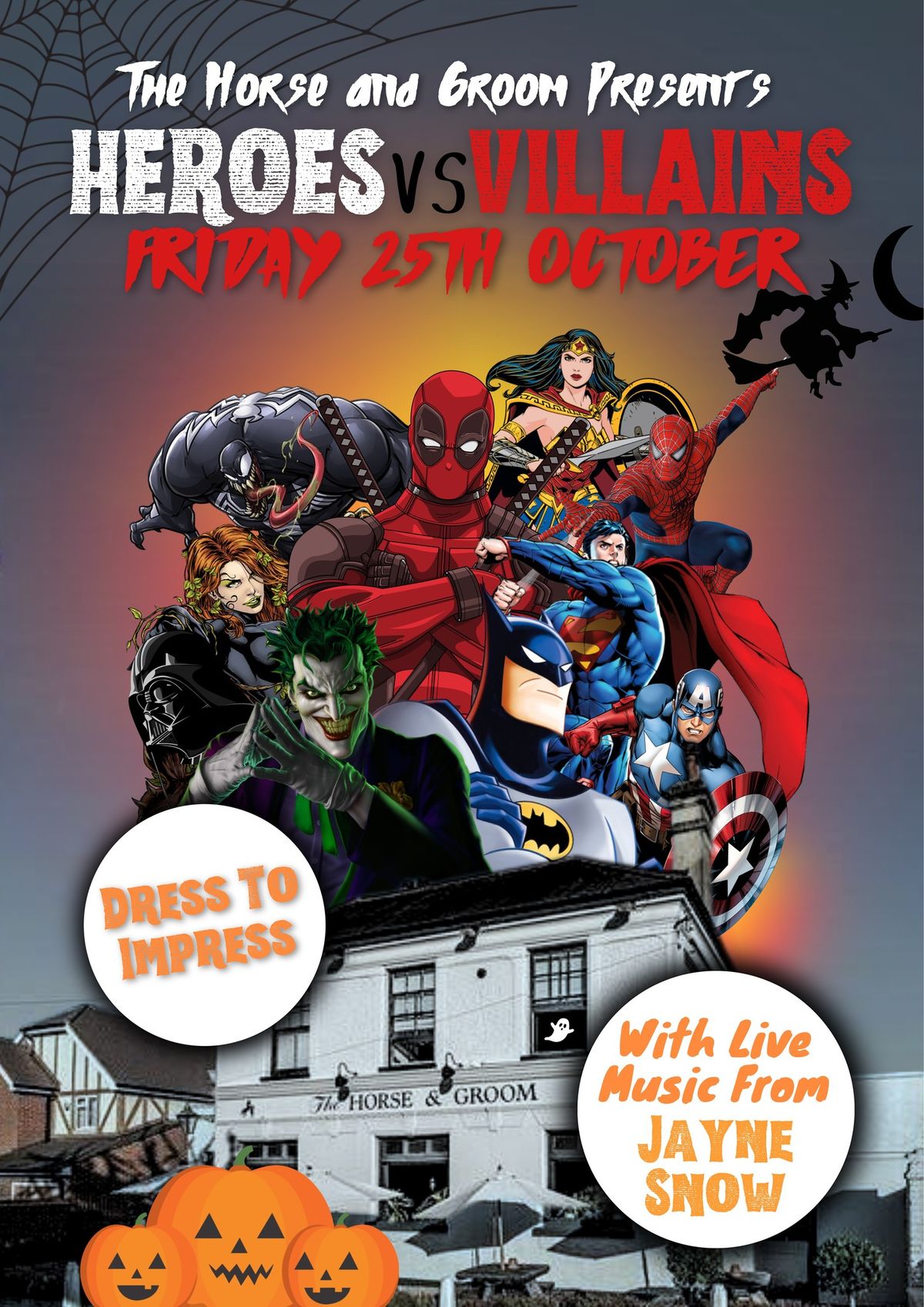 HALLOWEEN PARTY - Heroes vs Villains 