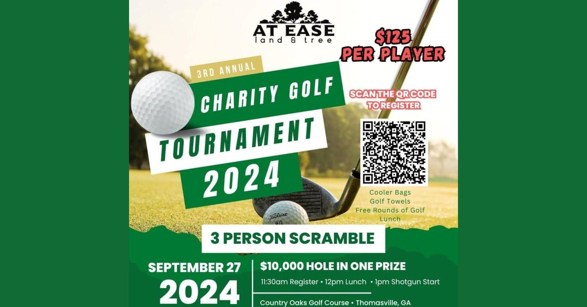 At Ease Land & Tree Services 3rd Annual Charity Golf Tournament 2024