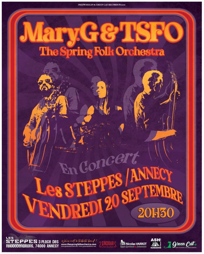 Mary G & The Spring Folk Orchestra (Folk west coast \/ Savoies)