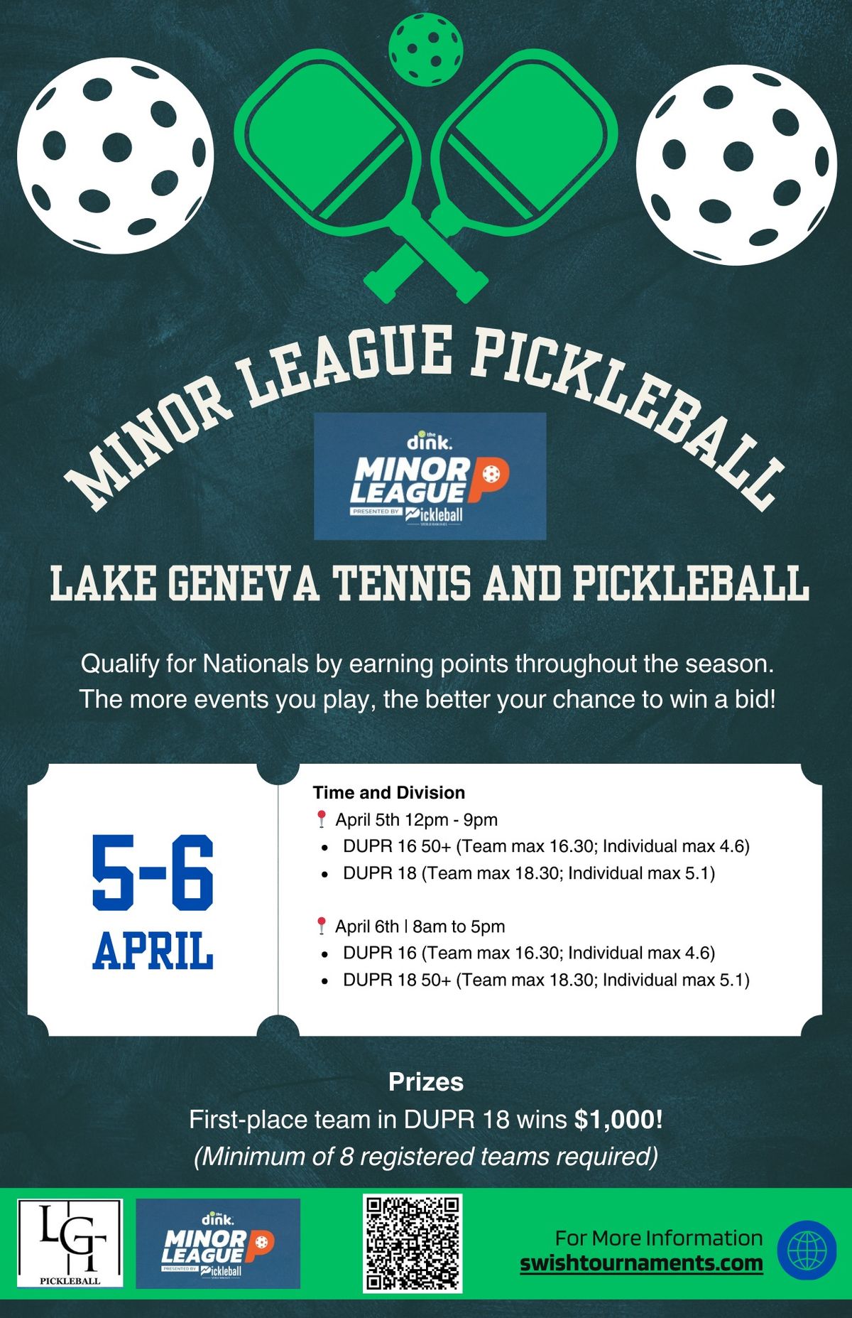 Minor League Pickleball @ LGTP - January 2025