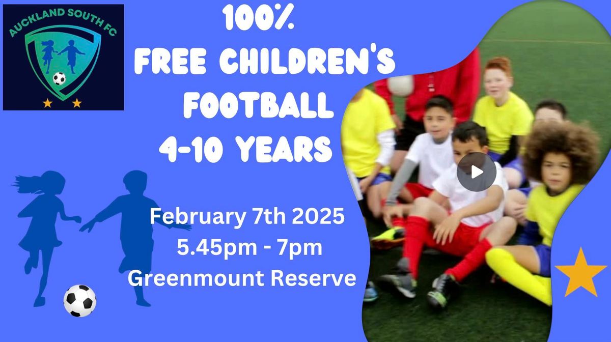 Free Kids Football 2025! 