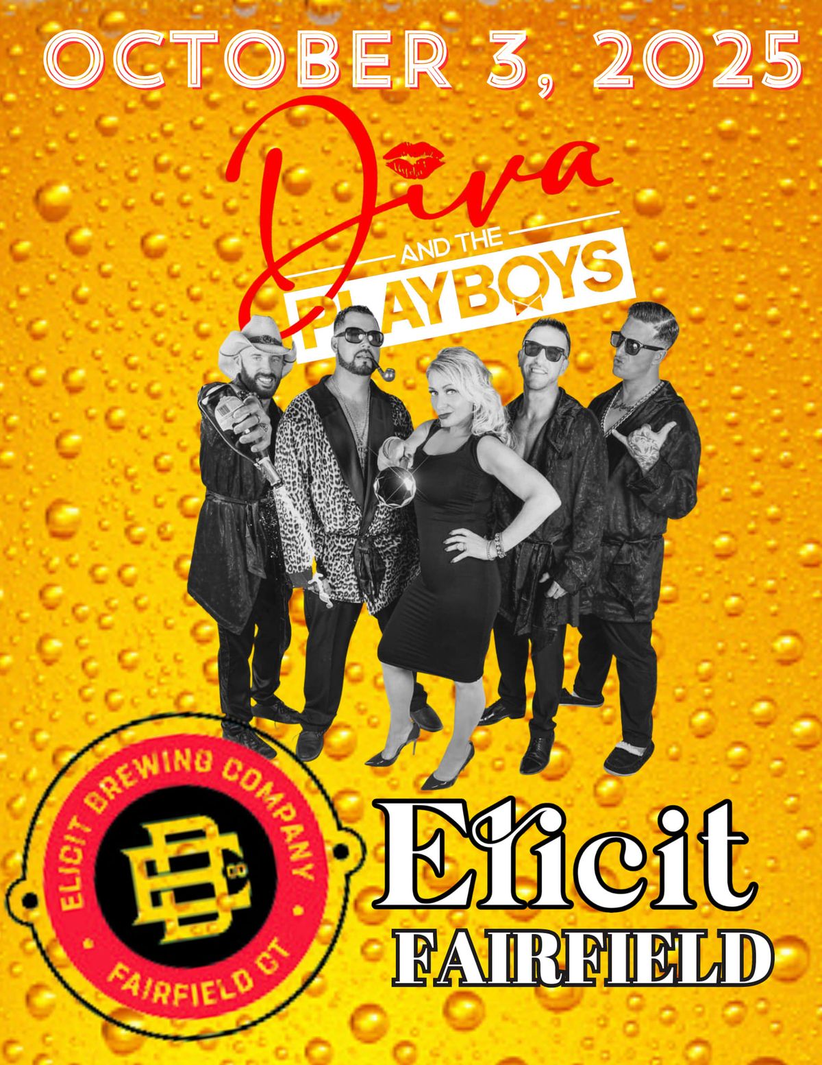 Diva and the Playboys @ Elicit Fairfield, CT 10\/3\/25!