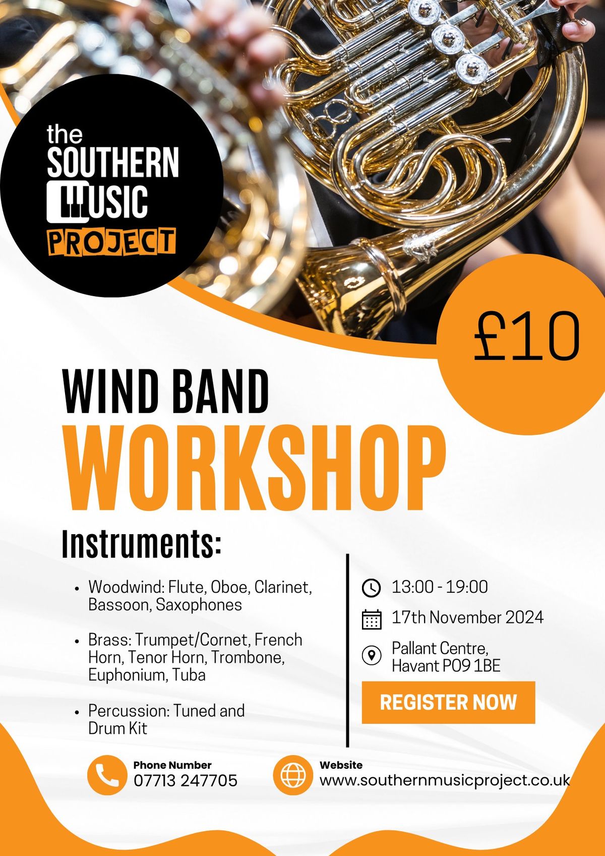 Wind Band Workshop - 17th November 2024