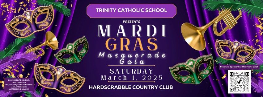 Mardi Gras Masquerade Gala \/\/ Presented by: Trinity Catholic School