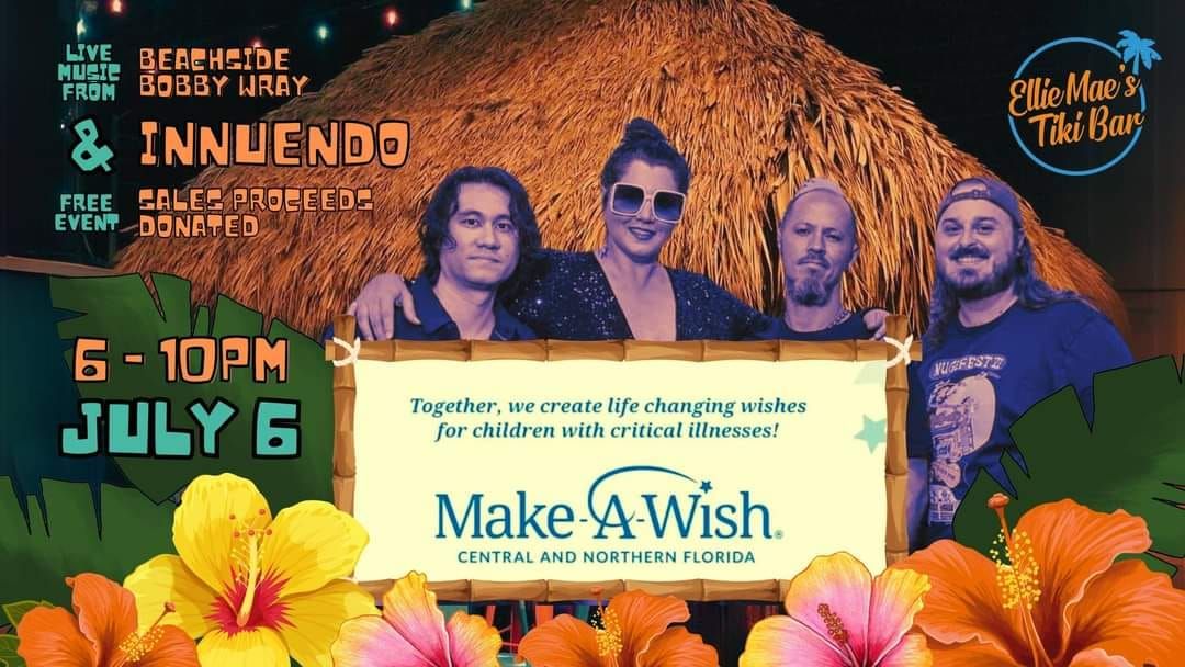 Innuendo Band Live For Make A Wish At Ellie Mae's Tiki Bar, Cape Canaveral, Florida