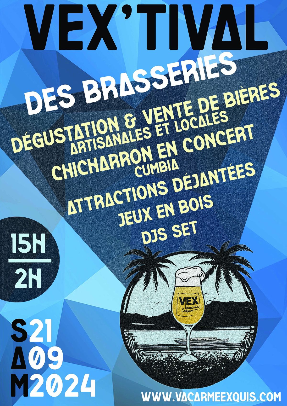 Vex'tival des brasseries - D\u00e9gustation et vente de bi\u00e8res artisanales et locales & Concerts & Jeux