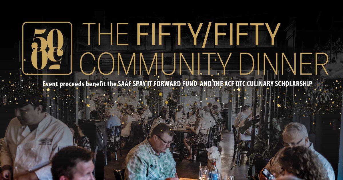 The Fifty\/Fifty Community Dinner