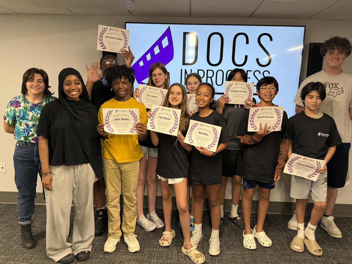 Teen Summer Filmmaking Workshop Grades 7-8