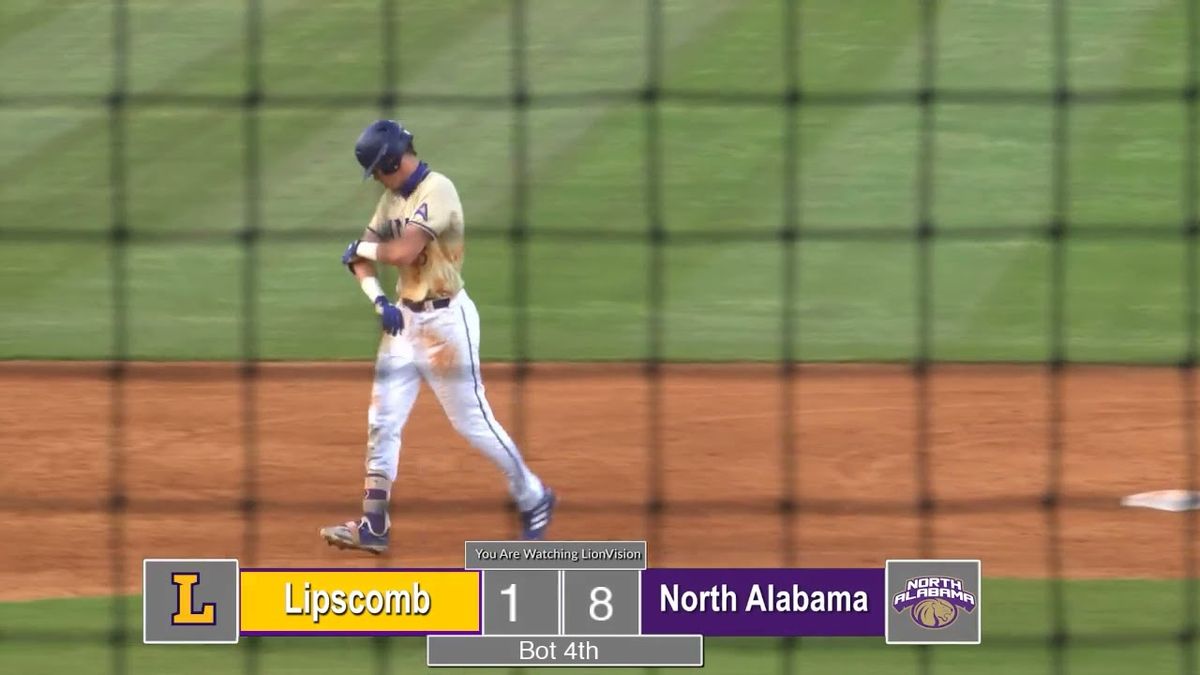 North Alabama Lions at Lipscomb Bisons Baseball