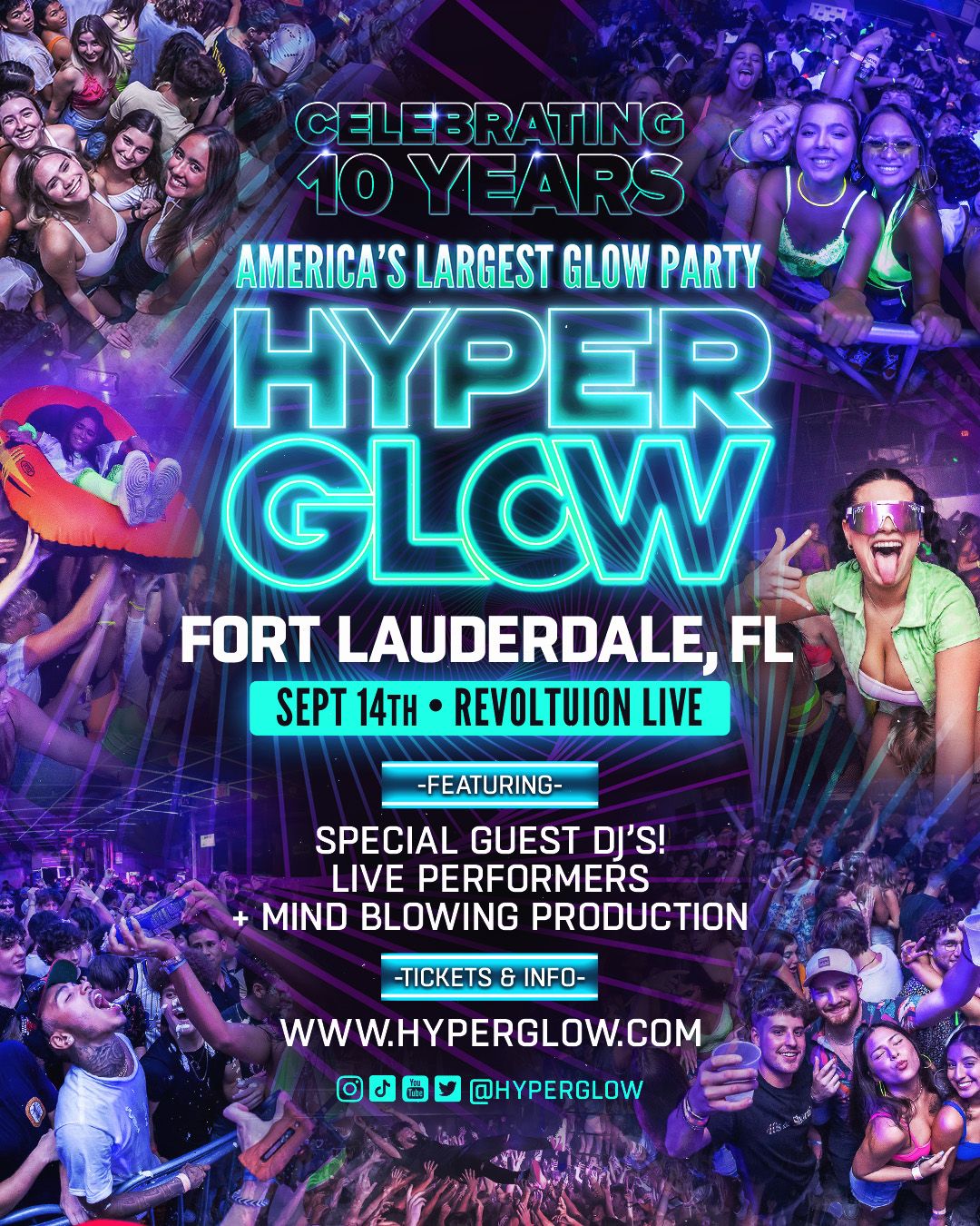 HyperGlow at Toads Place - CT