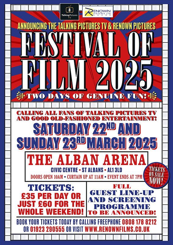 Festival Of Film - St Albans Arena 22nd & 23rd March 2025