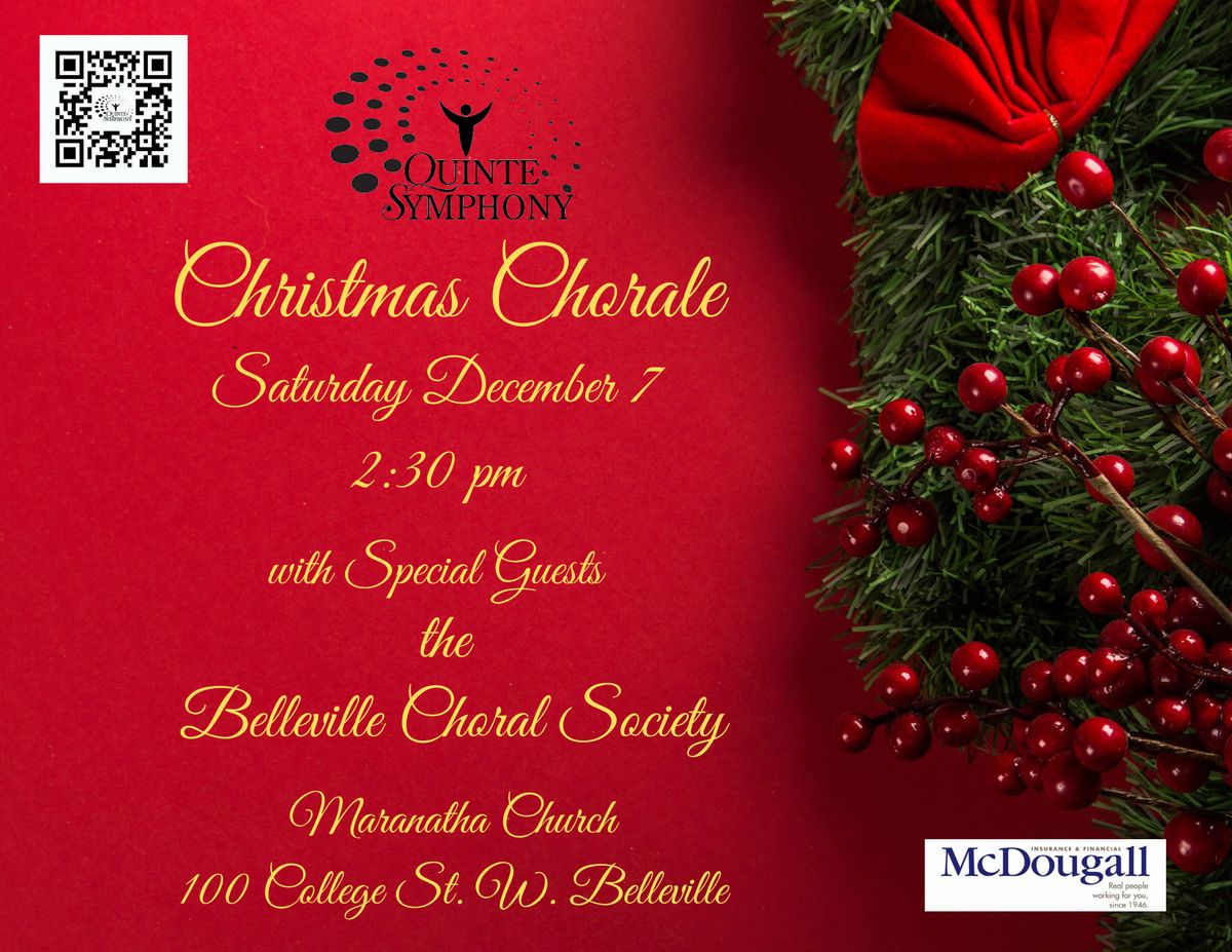 Quinte Symphony Christmas Chorale 