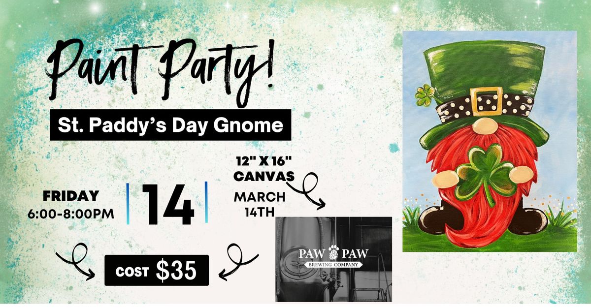 St. Paddy's Day Gnome Painting Party with Kristen Zamora