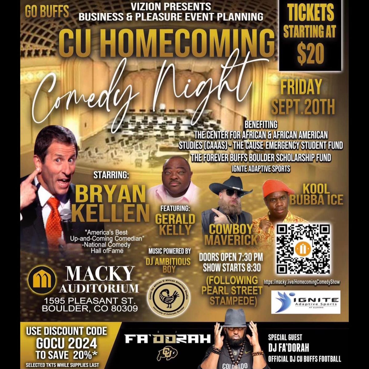 CU Homecoming Comedy Night