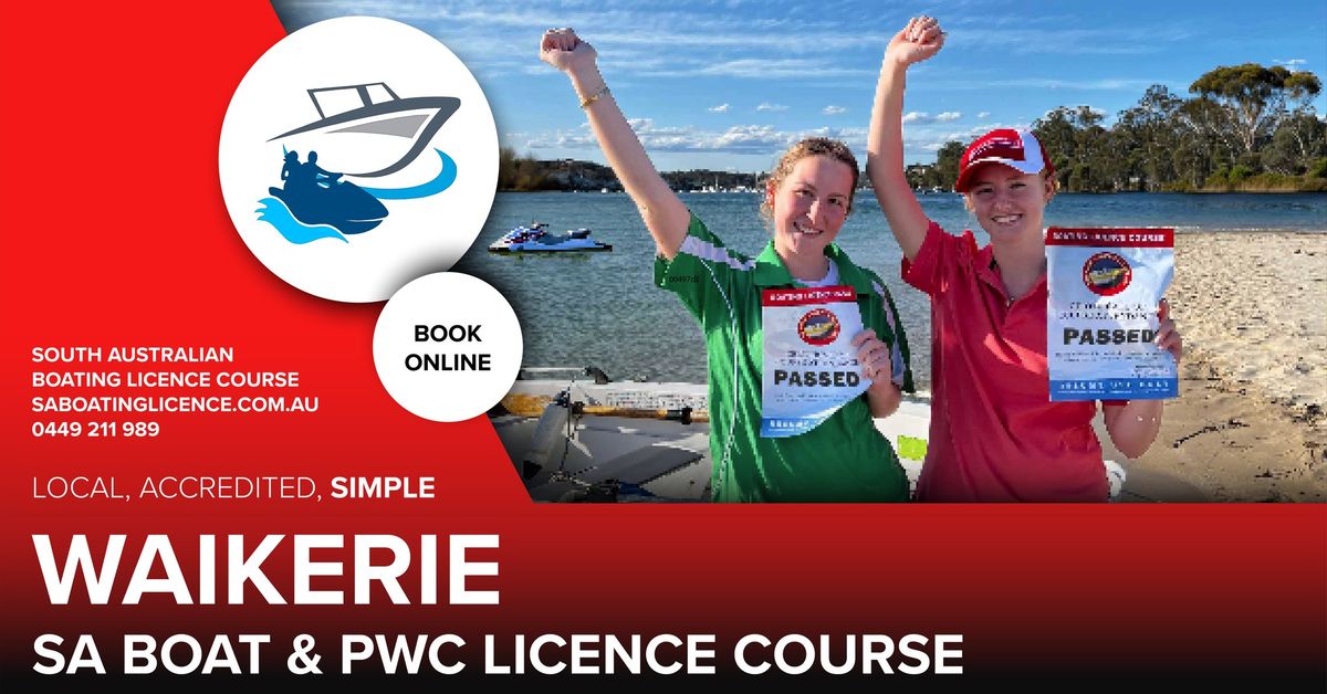 Waikerie Boat & Jetski Licence