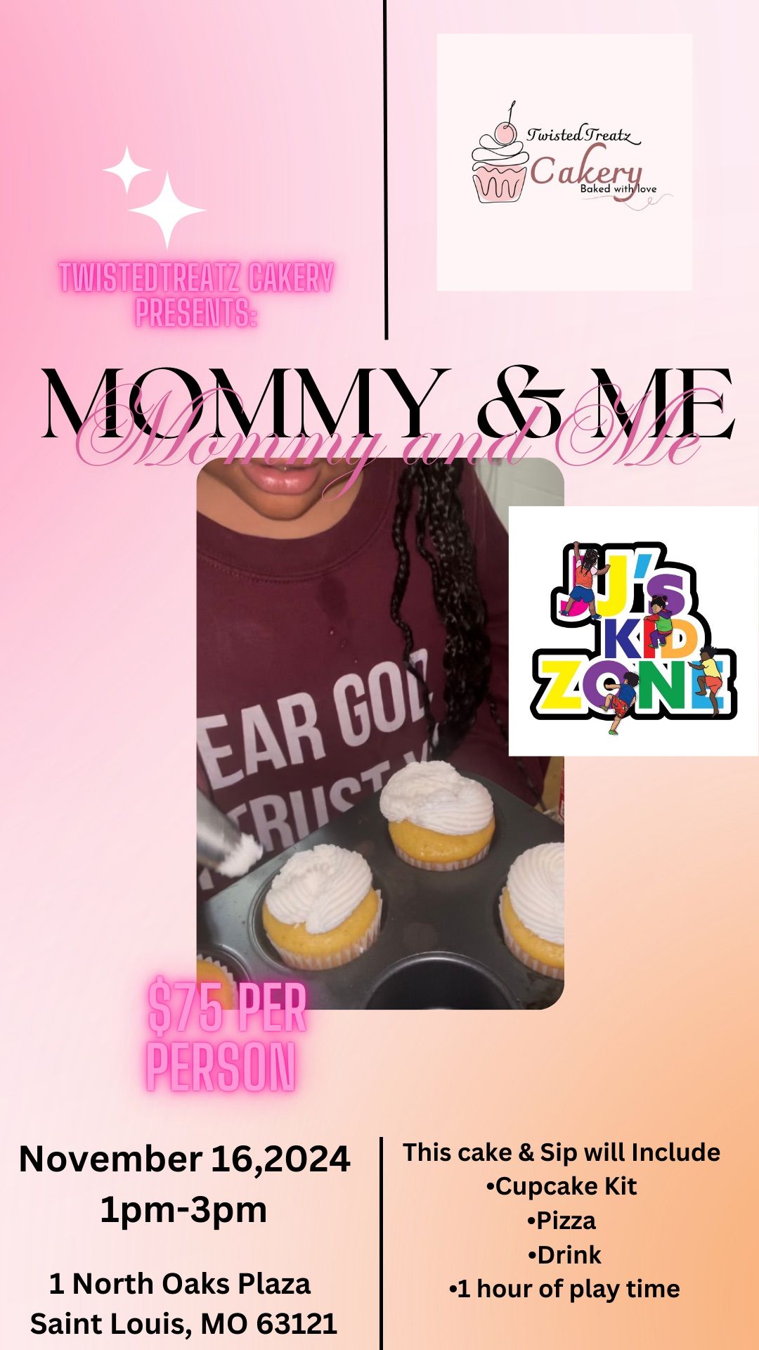 Mommy and me Cake & Sip 