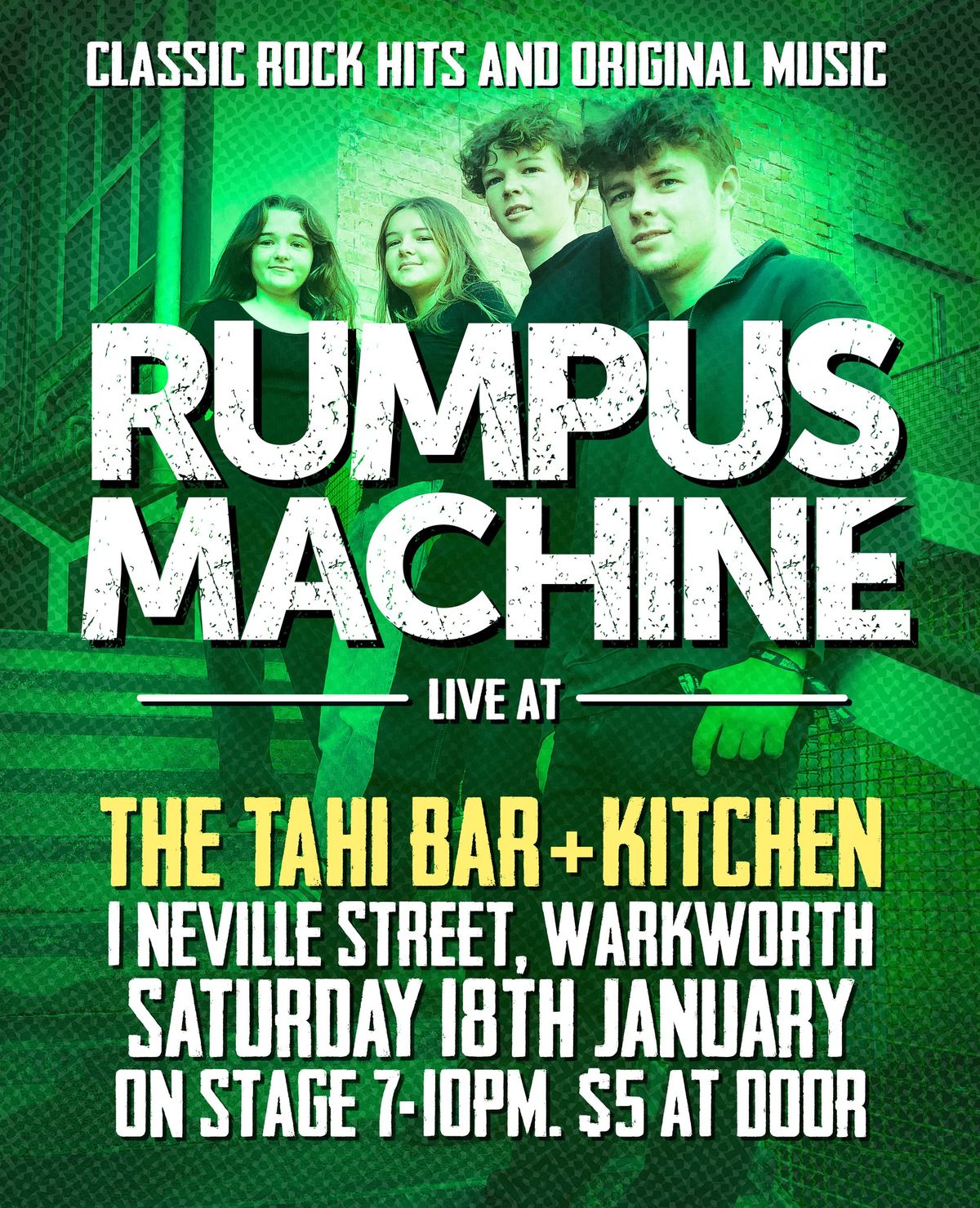 Rumpus Machine at The Tahi Bar+Kitchen, Warkworth