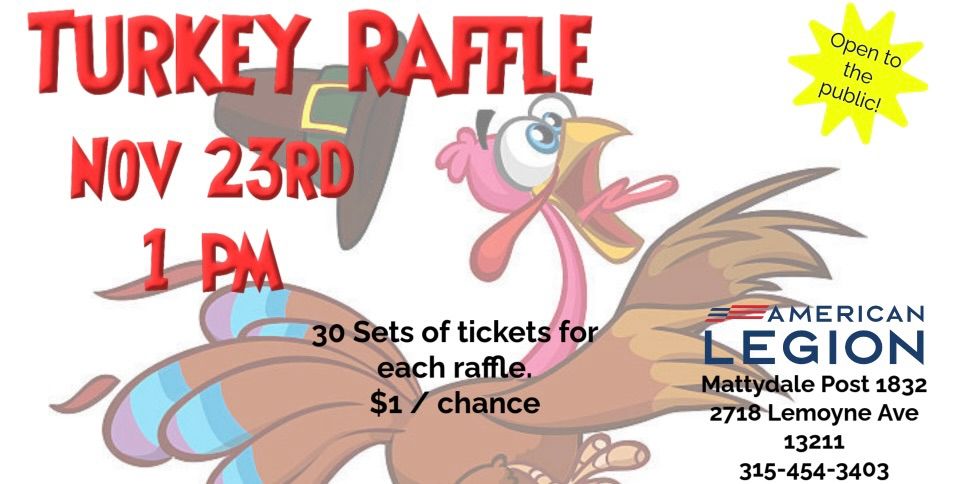 Mattydale American Legion Turkey Raffle 