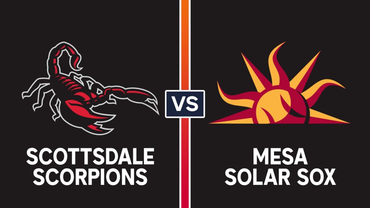 Parking Scottsdale Scorpions at Mesa Solar Sox