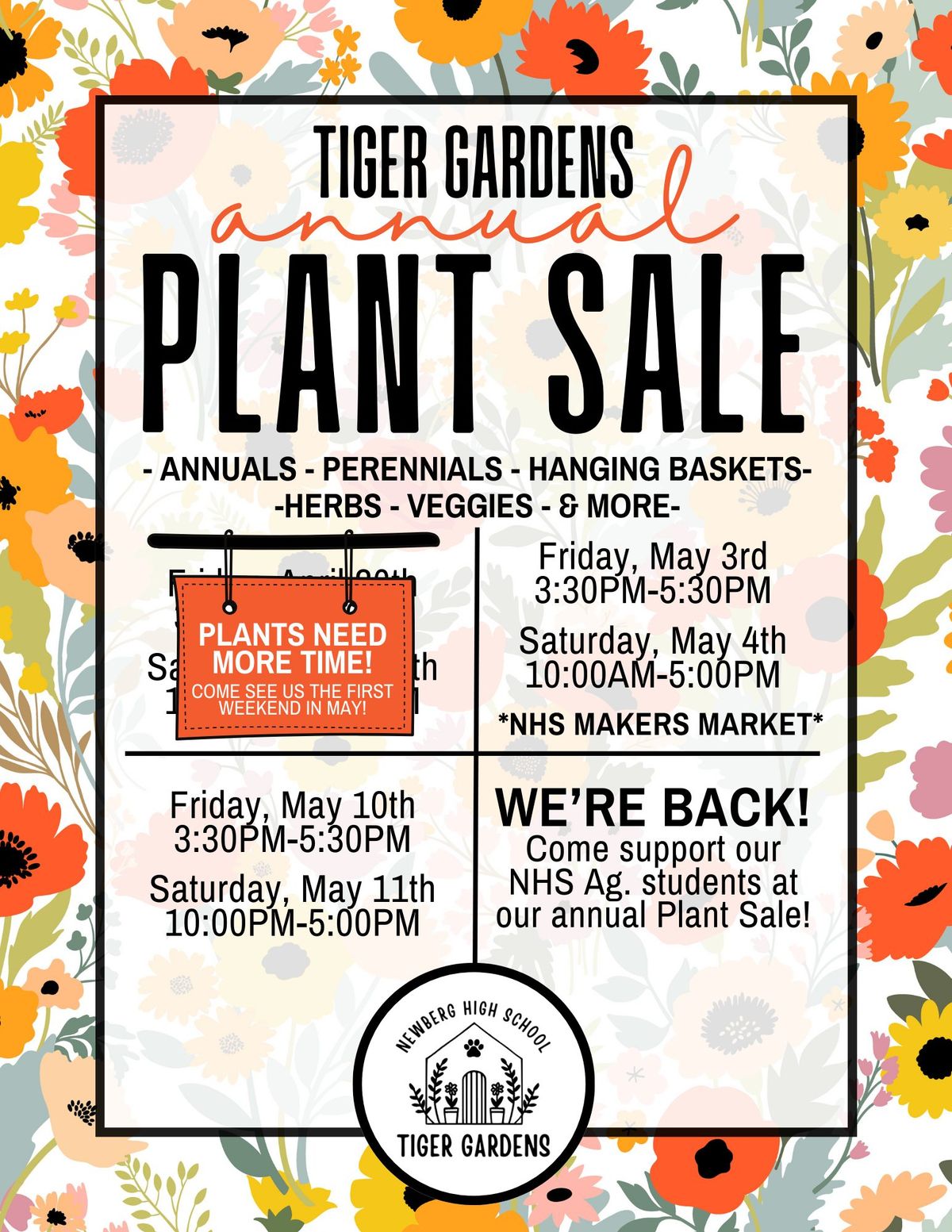 Tiger Gardens - Plant Sale