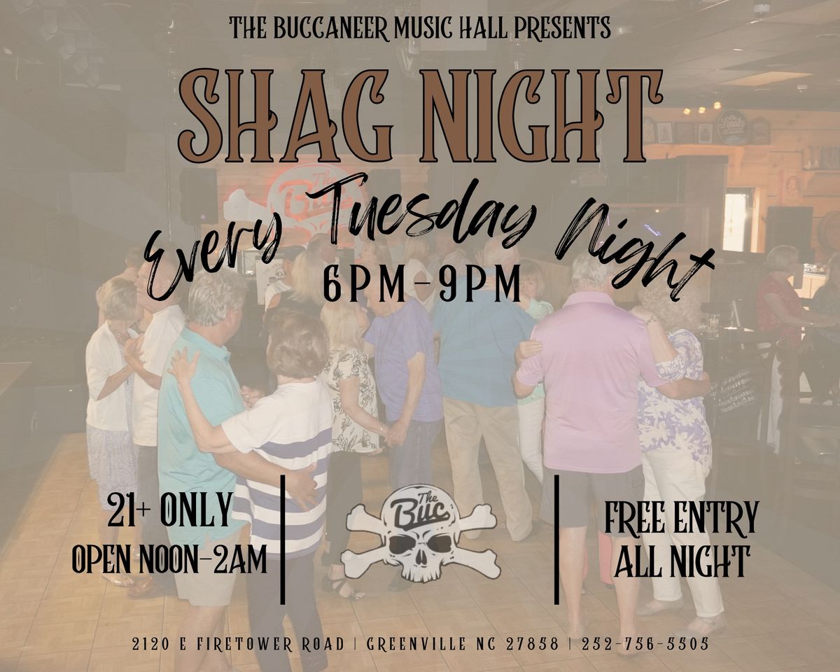 SHAG DANCING EVERY TUESDAY NIGHT???