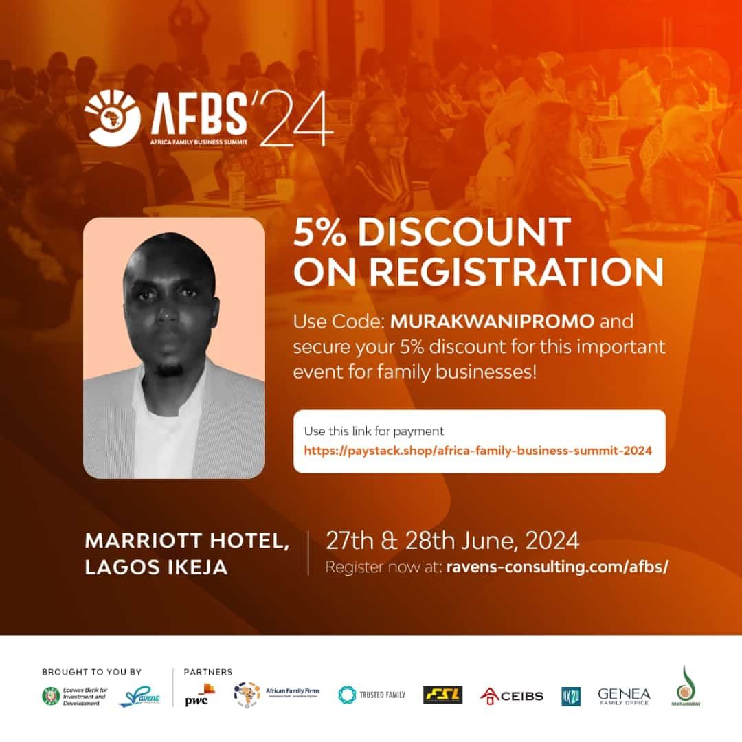 Africa Family Business Summit #AFBS2024, Murakwani Group Partners with AFBS2024