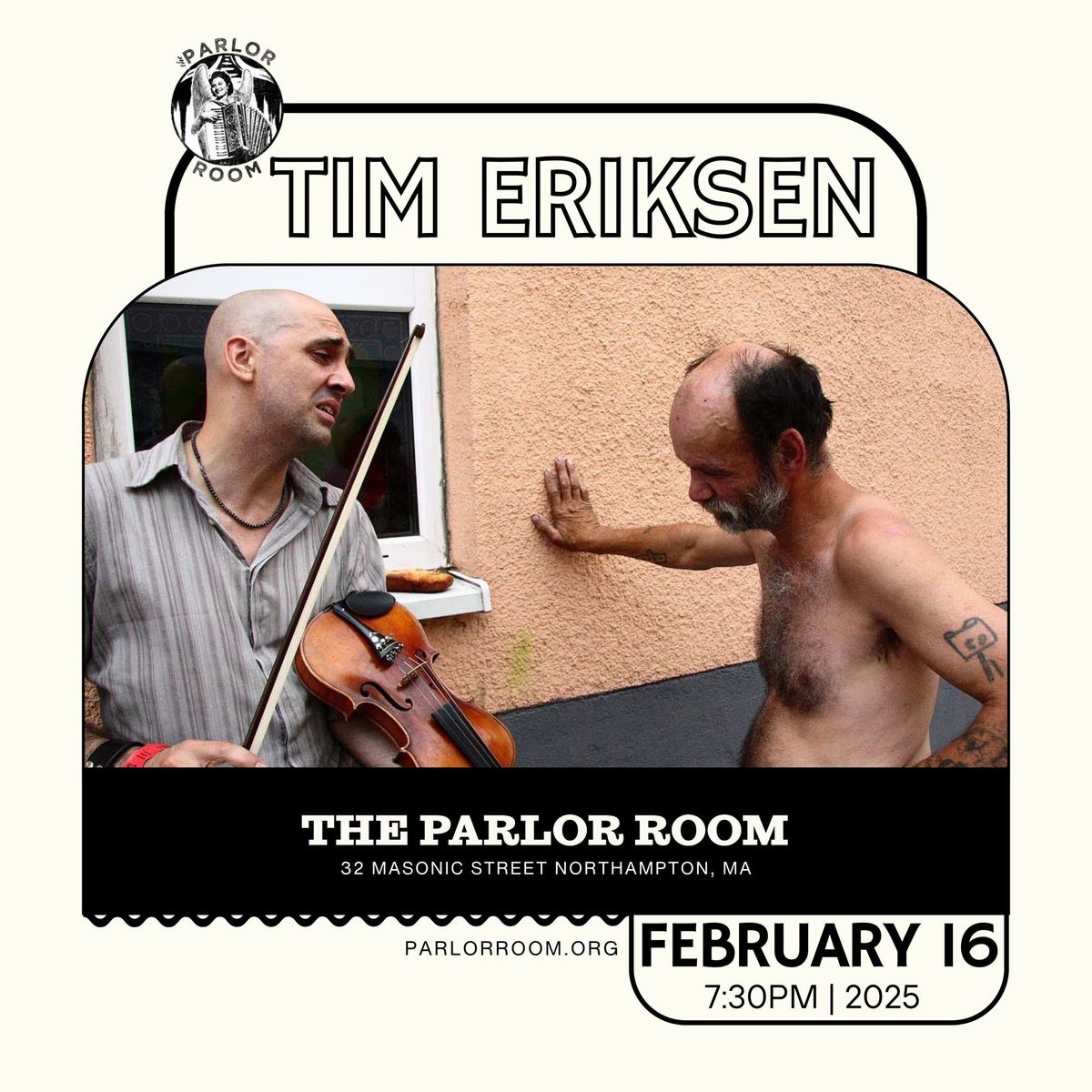 Tim Eriksen at The Parlor Room