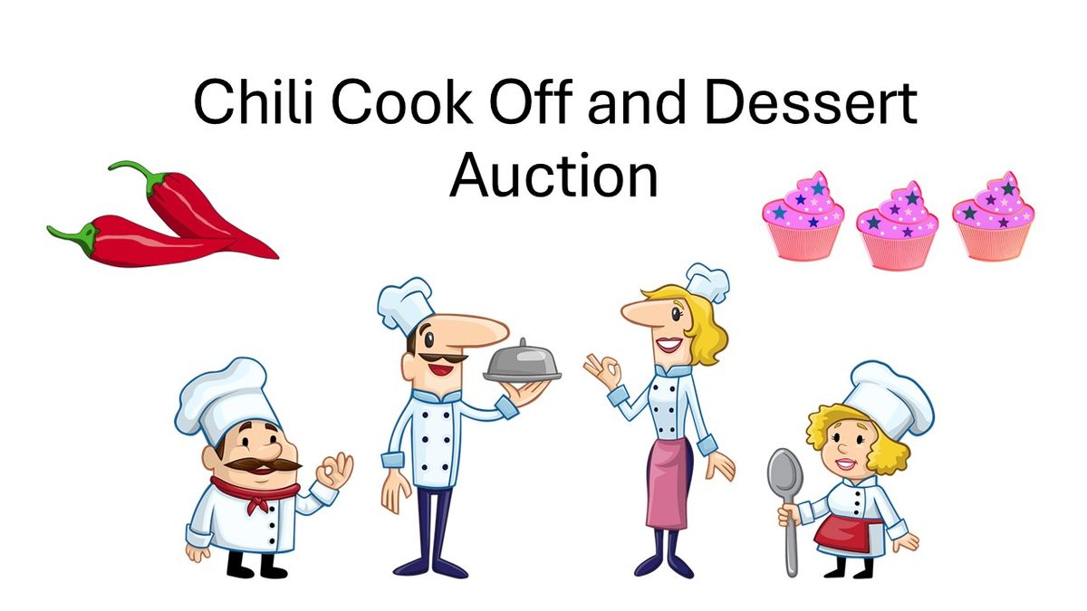 Disaster Relief Fundraiser - Chili Cook-Off and Dessert Auction