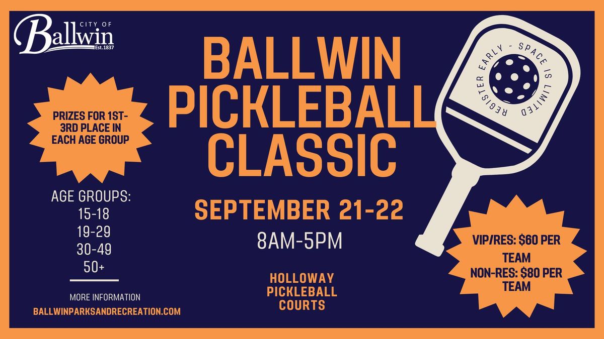 Ballwin Pickleball Classic