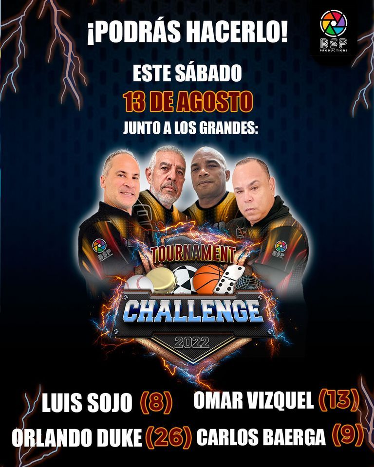 TOURNAMENT CHALLENGE PELOTICA DE GOMA
