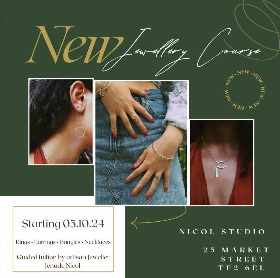 4 Week Jewellery Making Course - October