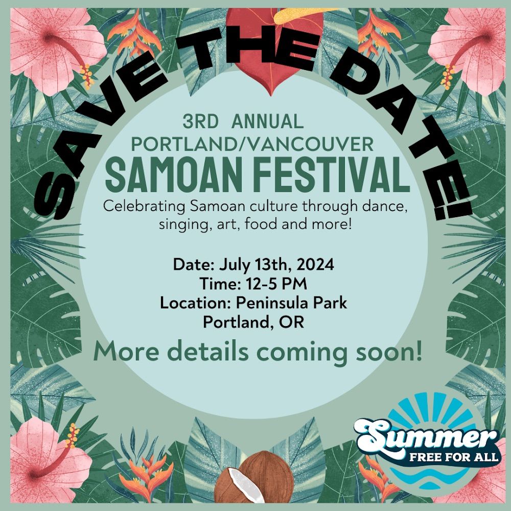3rd Annual Samoan Festival 