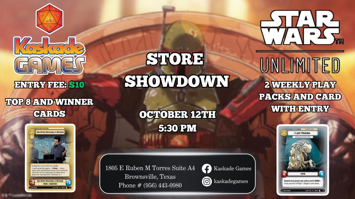 SWU: Shadows of the Glaxay - Store Showdown