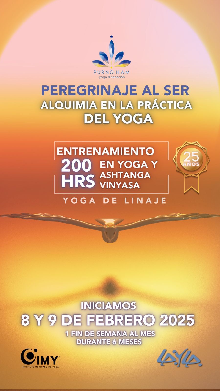 Peregrinaje al Ser 200 hrs Entrenamiento de Yoga y Ashtanga Yoga con BKC