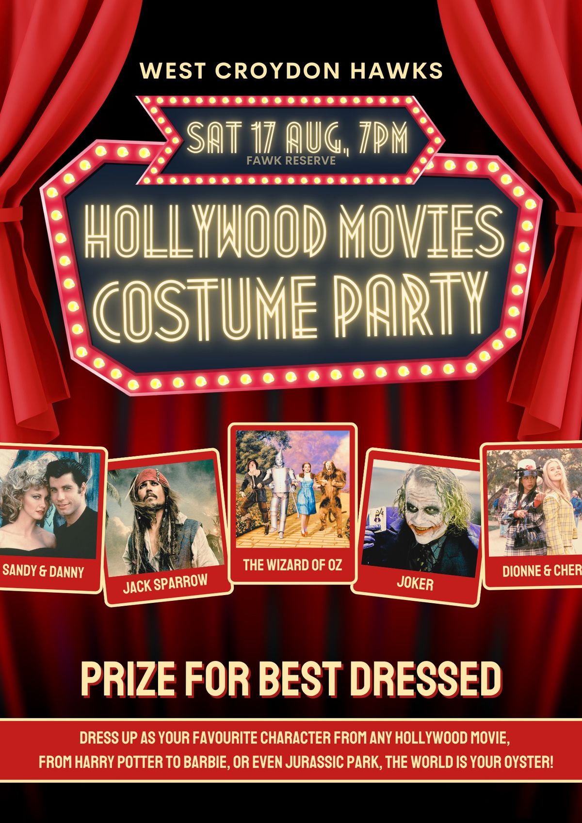 Hollywood Movies Costume Party