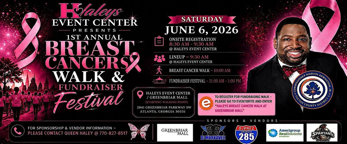 Haleys Breast Cancer Walk at Greenbriar Mall