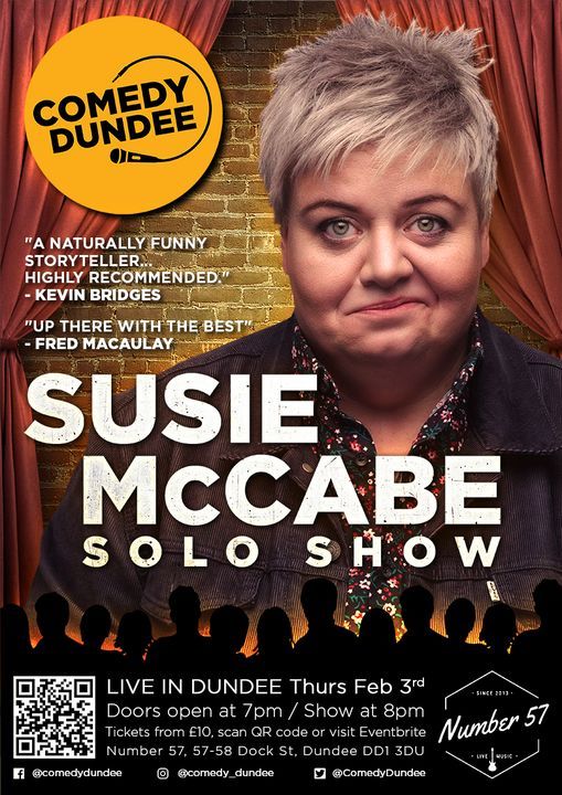 Stand-Up Comedy Special: Susie McCabe Solo Show, Number 57, Dundee, 3 ...