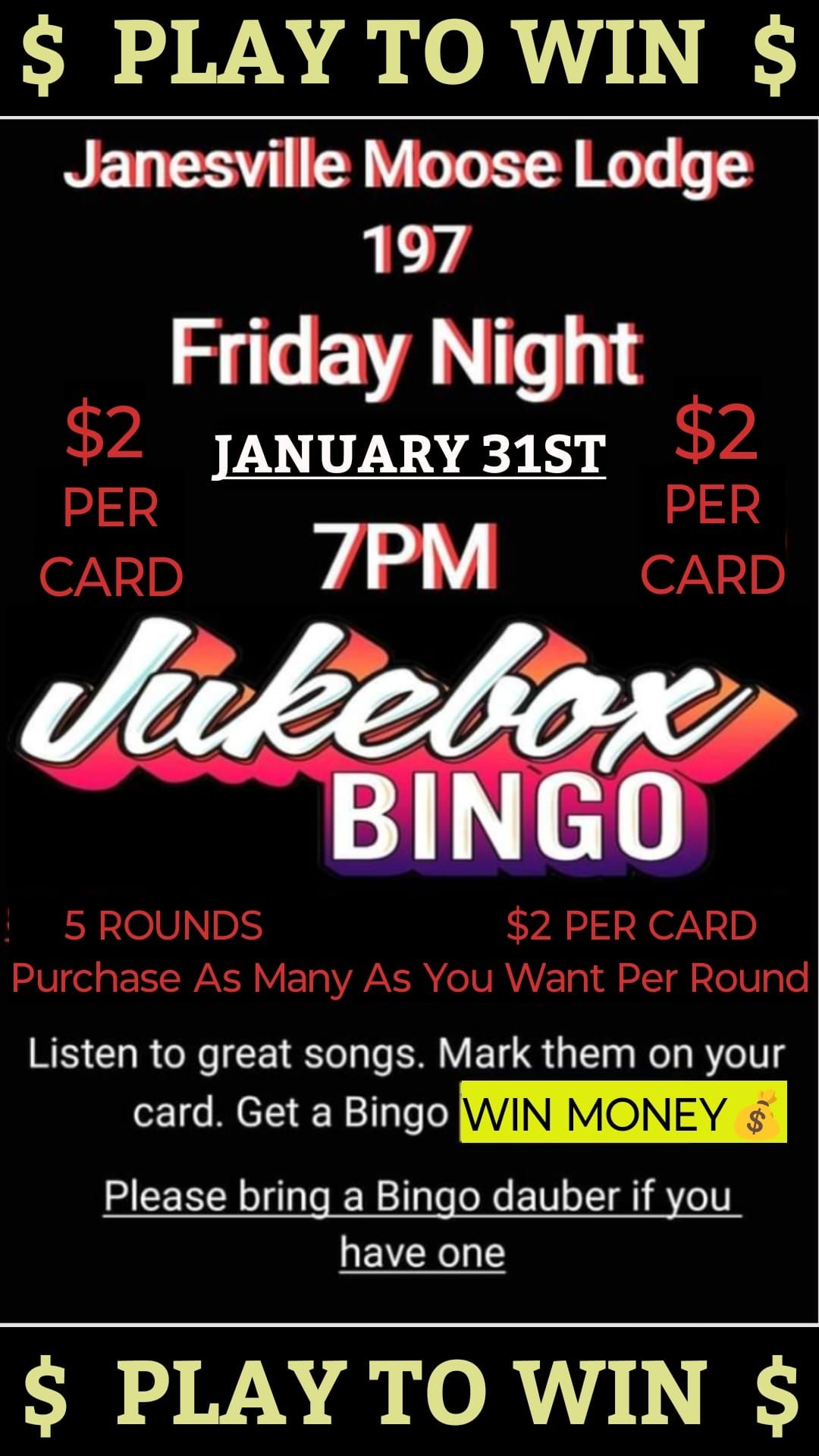 JUKEBOX BINGO 