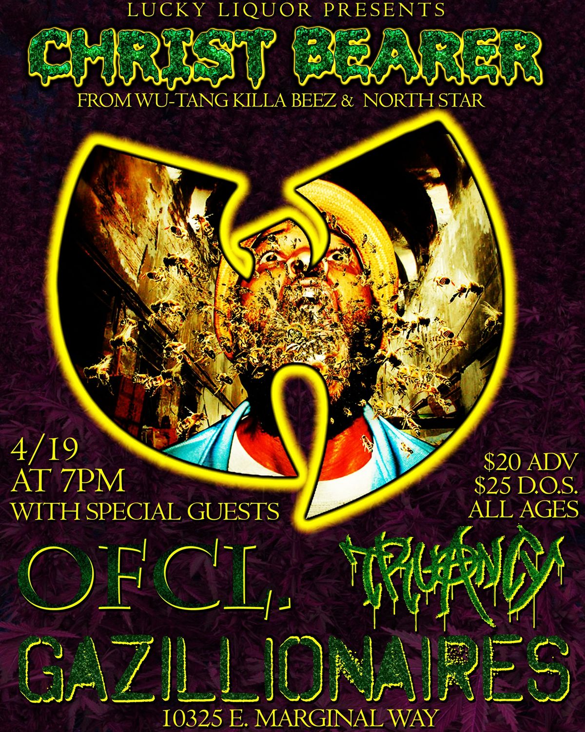 Christbearer (From Wu-Tang Killa Beez & Northstar), OFCL (CA), Truancy, Gazillionaires 