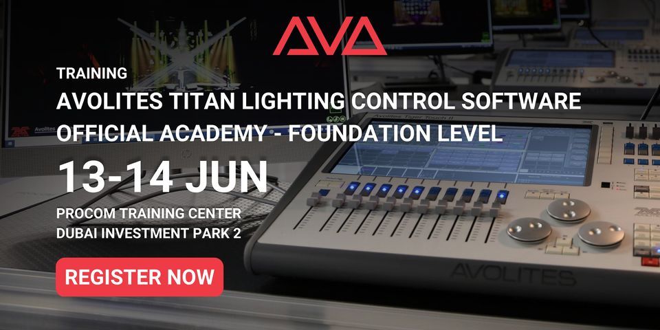 Avolites Titan Lighting Control Software Official Academy - Foundation Level