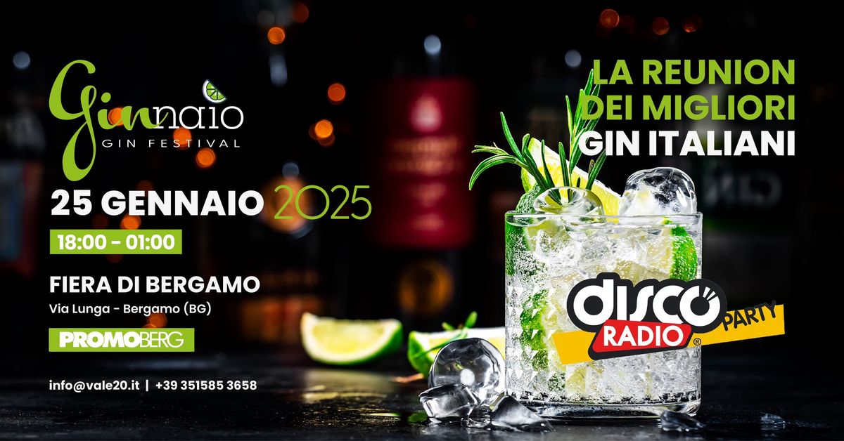 GINNAIO - LA REUNION DEI MIGLIORI GIN ITALIANI 