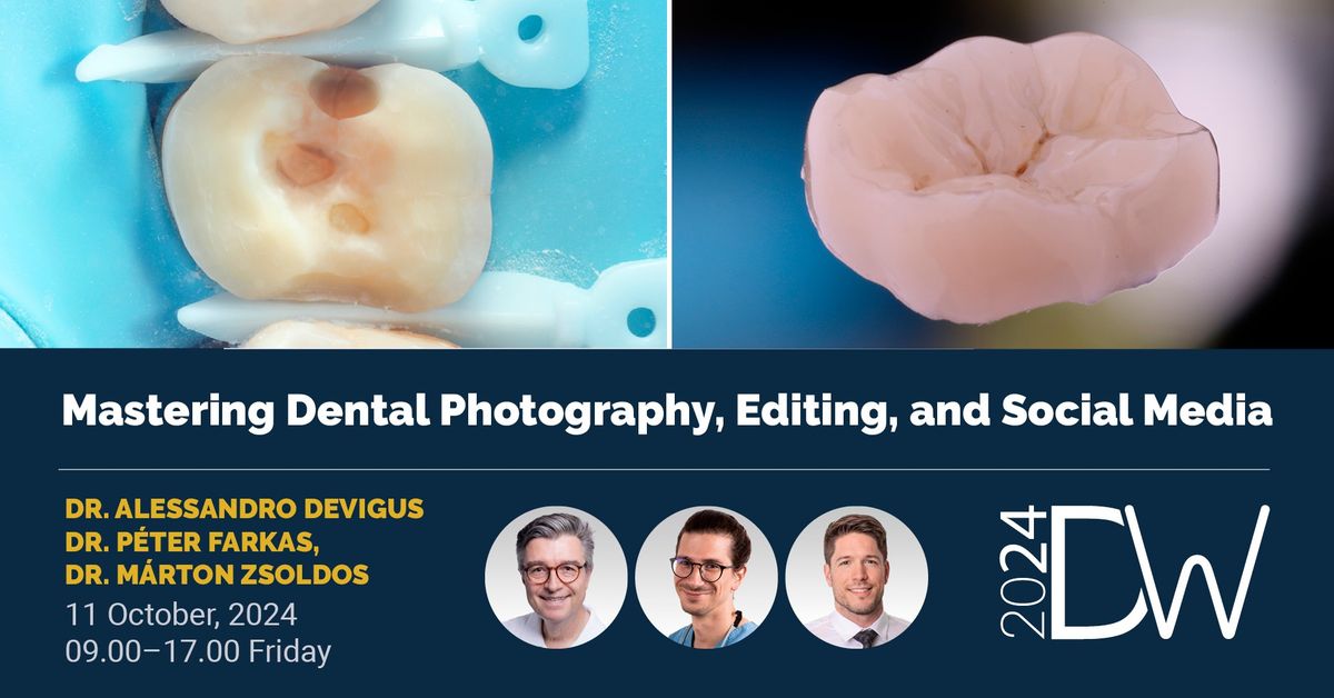 Mastering Dental Photography, Editing, and Social Media