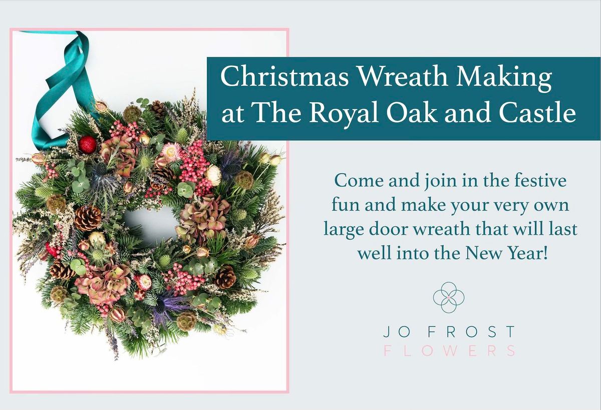 Christmas Wreath Making with Jo Frost Flowers 