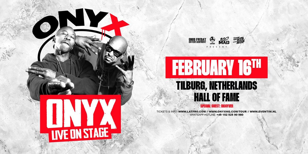 ONYX Live in Tilburg \/\/ Hall of Fame