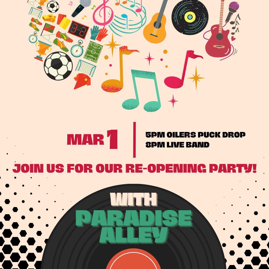 Re-Opening Party!