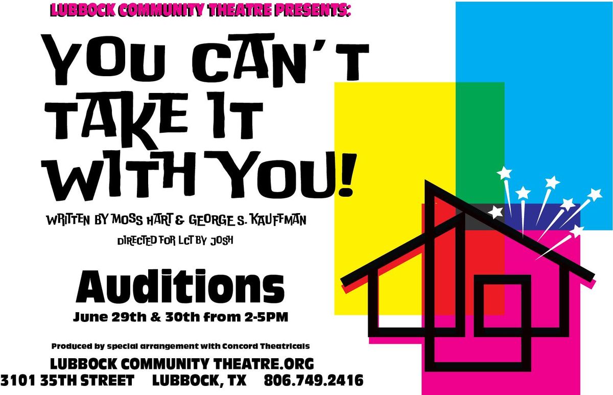 LCT Auditions for "You Can't Take it With You" 