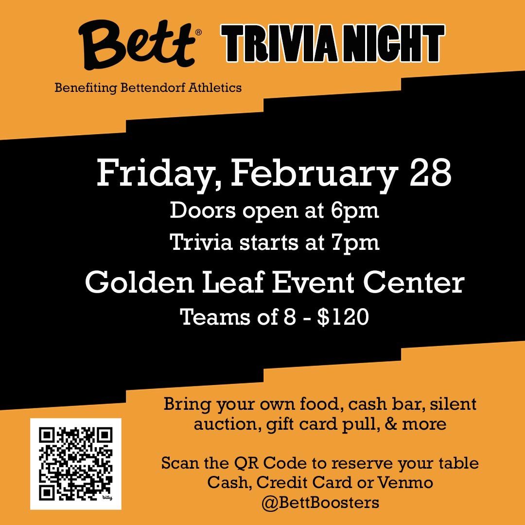 Bettendorf Athletic Boosters Trivia Night