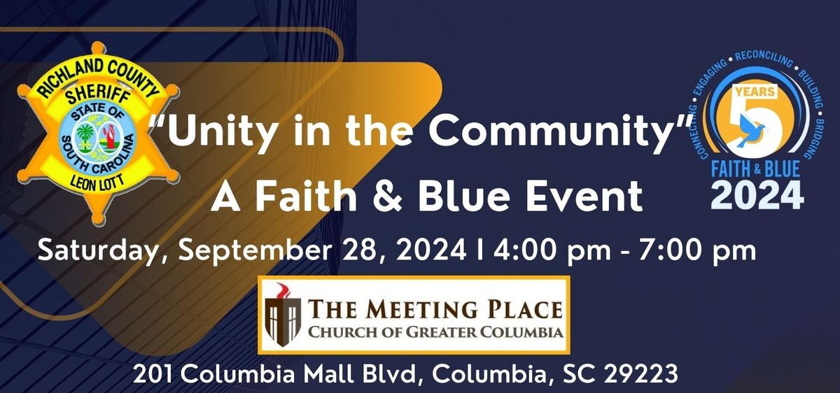 Unity in the Community - A Faith and Blue Event